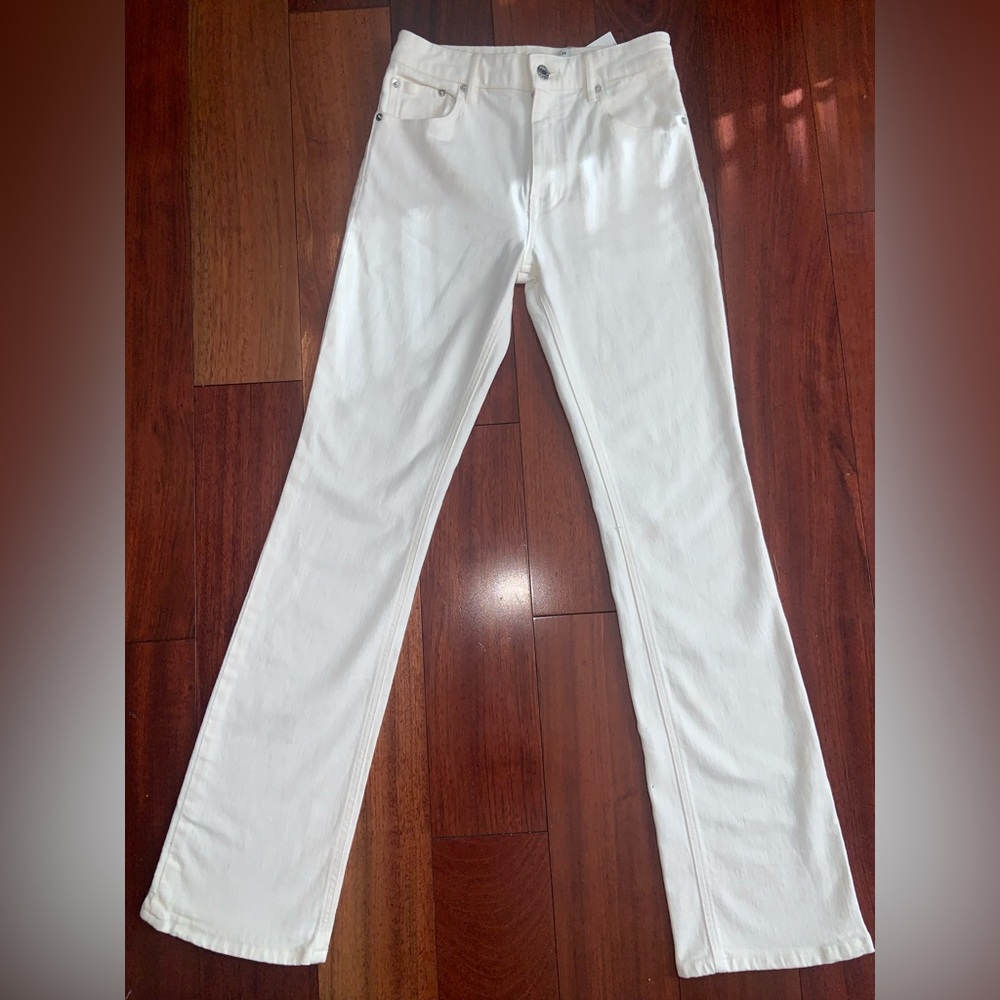 Club Monaco White Bootcut Jeans - W25
